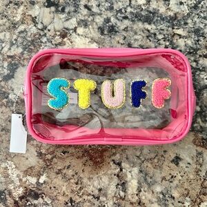 Trendy “Stuff” Multipurpose Zipper Pouch - BNWT!